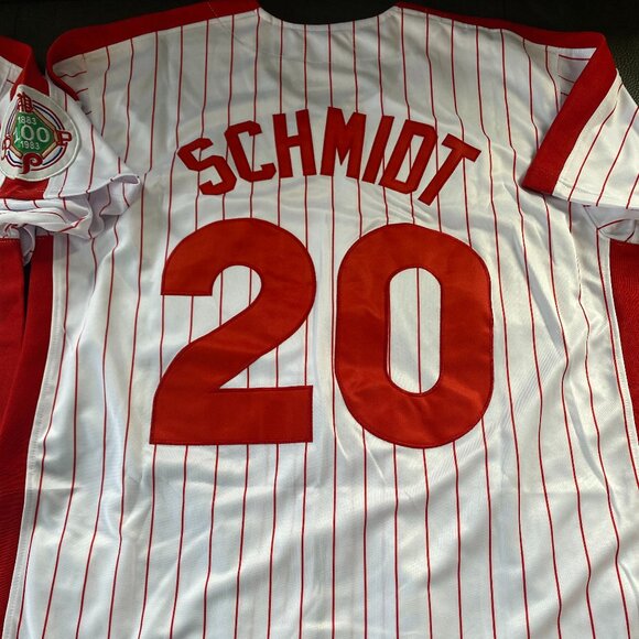 PHILADELPHIA PHILLIES MIKE SCHMIDT Men's JERSEY M,L,XL,2X by Mitchell & Ness - Picture 2 of 6